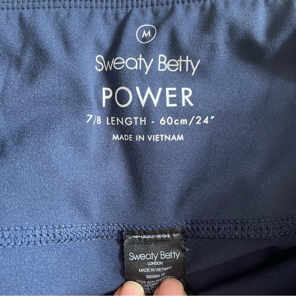 Sweaty‎ Betty Blue Leggings Size M - Picture 9 of 10